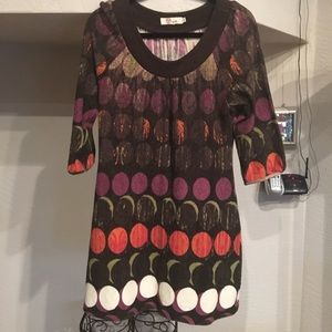 Arueh Tunic  Dress scoop neck/ Medium